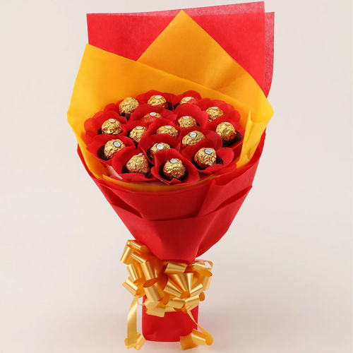 Marvellous Ferrero Rocher Chocolates Bouquet