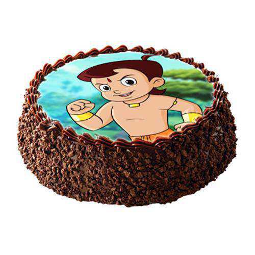 Tasty Chota Bheem Photo Cake for Kids