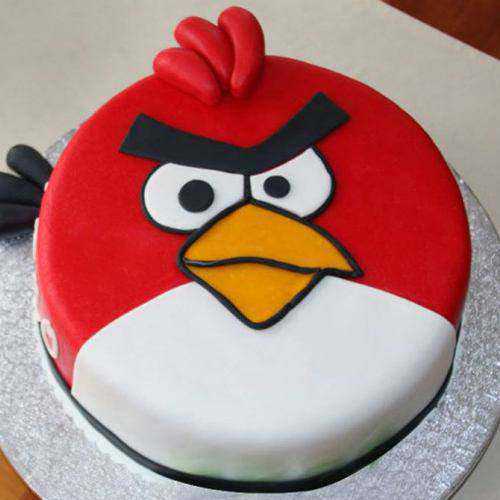 Sublime Angry Bird Fondant Cake for Little one