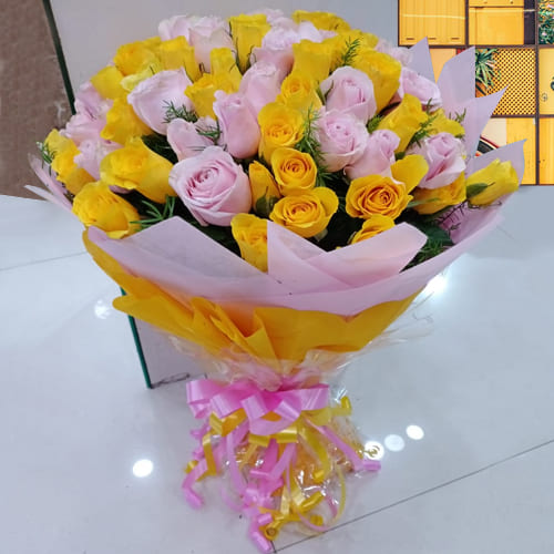 Classy 25th Wedding Anniversary Celebration Floral Gift