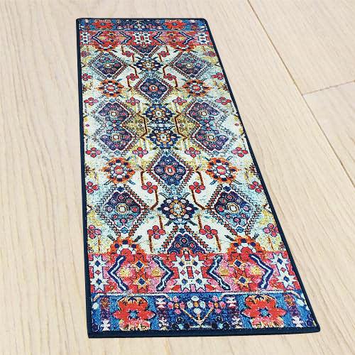 Lovely 3D Printed Vintage Persian Bedside Runner Carpet