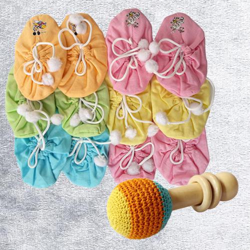 Remarkable Set of Bootie N Rattle Toy
