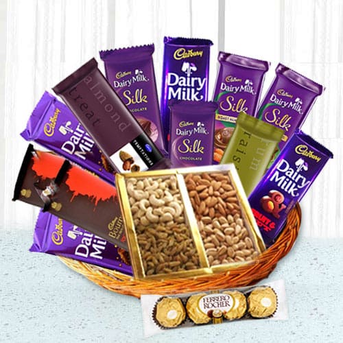 Special Chocolate with Dry Fruits Hamper