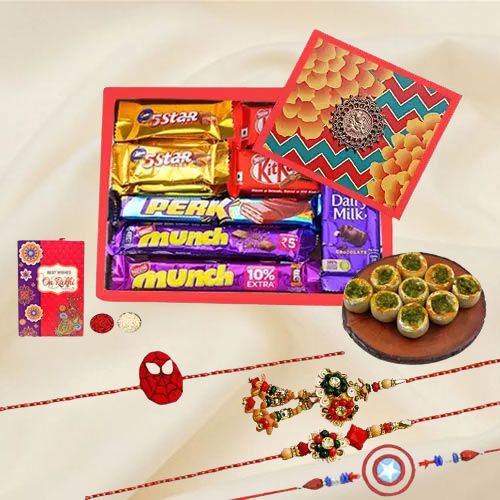 Indulgent Chocolates n Family Rakhi