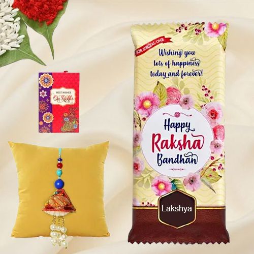 Personalized Chocolate Extravagance Rakhi Surprise