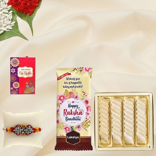 Super Cool Personalized Chocolates with Fancy Rakhi