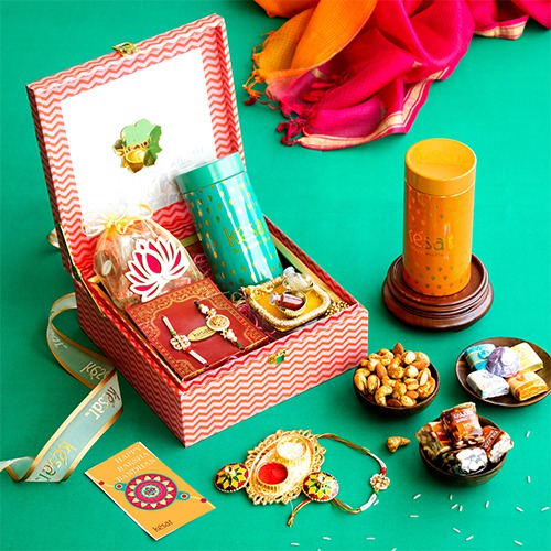 Rajputana Rakhi Gift Set