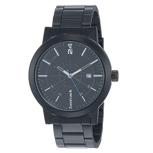 Stylish Fastrack Tripster Analog Black Dial Mens Watch