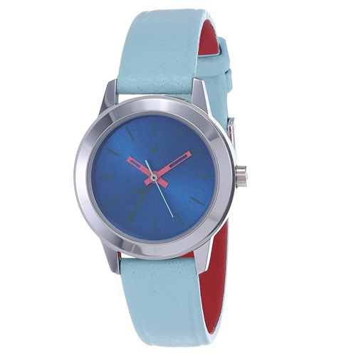Beautiful Fastrack Tropical Waters Analog Blue Dial Womens Watch