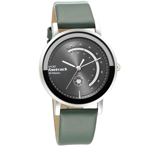 Charming Fastrack Analog Grey Dial Womens Watch
