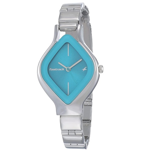 Dashing Fastrack Analog Silver Dial Womens Watch